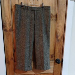 GAP Wool Blend Crop Trouser Pants - 8